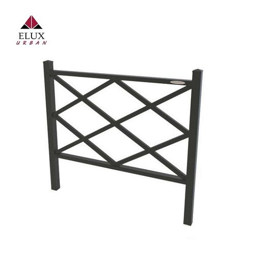 Protective barrier - MATERA 435 - Elux srl - road / fixed / galvanised steel
