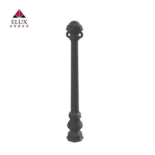 Security bollard - Po 405 - Elux srl - powder-coated steel / high / sustainable