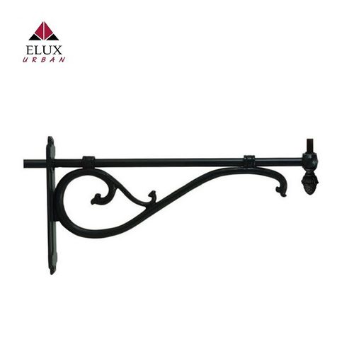 Hot-dip galvanised steel lamp post arm - PONZA 286 - Elux srl