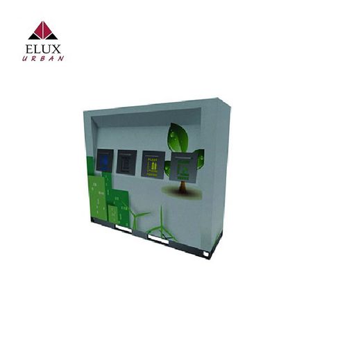 Office trash bin enclosure - COPRIBIDONE 095 - Elux srl - recycling / home / commercial