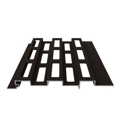 Perforated metal sheet - MARBELLA - Alu-Stock SA - ribbed / aluminum / 3D