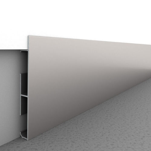 Gray baseboard - PLADEYESO LISO - Alu-Stock SA - aluminum / rectangular / decorative