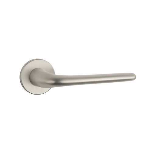 Door handle - AZALIA R - ENGER - metal / wood / contemporary