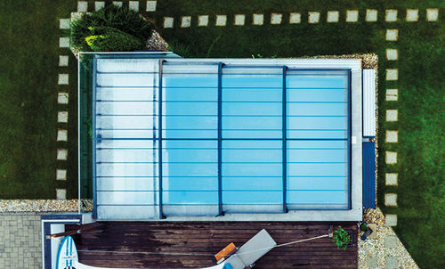 Automatic swimming pool cover - POOLWINGS - Cool Pool s.r.o, - security / thermal / winter