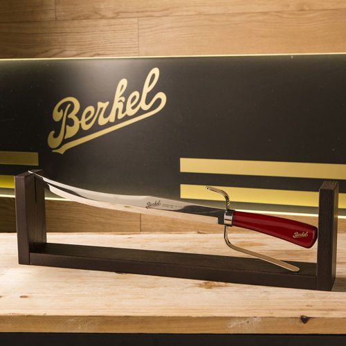 Kitchen knife with resin handle - SUPERIOR CHAMPAGNE SABRE ELEGANCE RED - Berkel - with stainless steel blade