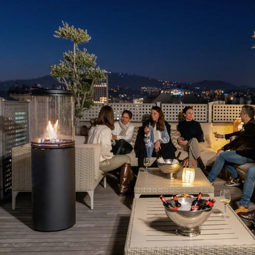 Free-standing patio heater - Patio - Le Feu - gas / on casters / vertical