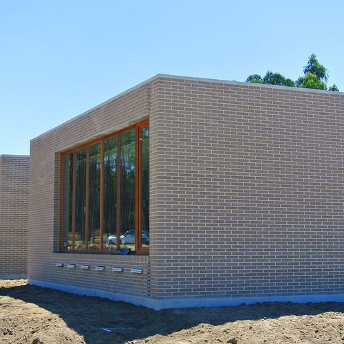 Facade brick - TFV Cinza Douro - Vale de Gândara - for wall / perforated / klinker