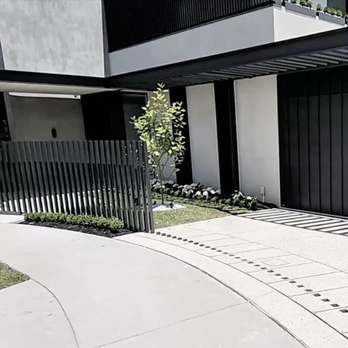 Bar fence - VERSENKBARES TOR - Fancy Fence - glass panel / panel / with panels