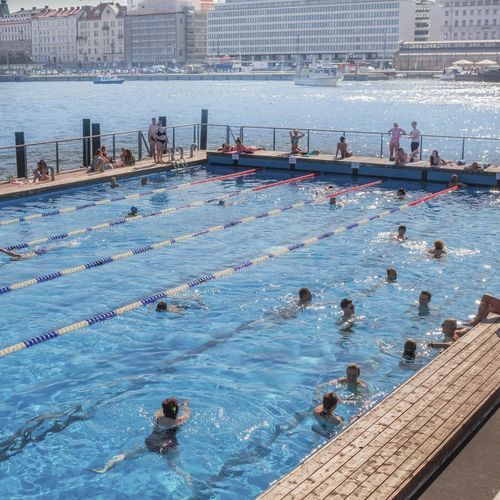 floating competition pool - Bluet