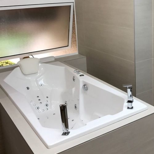 Freestanding bathtub - JOUVENCE 180 - Preti - professional / acrylic / classic