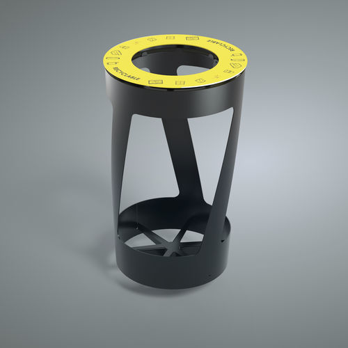 Public trash can - ZETA ZERO - Sarragala - recycling / floor-standing / built-in