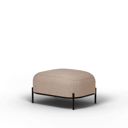 Minimalist design pouf - Yogo - Mirplay Objektmöbel - fabric / rectangular / upholstered