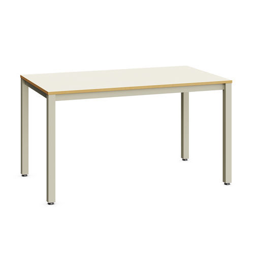 Contemporary classroom table - Space Design - Mirplay Objektmöbel - melamine / painted metal base / rectangular