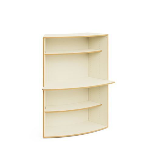 Floor-standing storage cabinet - Arko - Mirplay Objektmöbel - for school / for the learning sector / maple