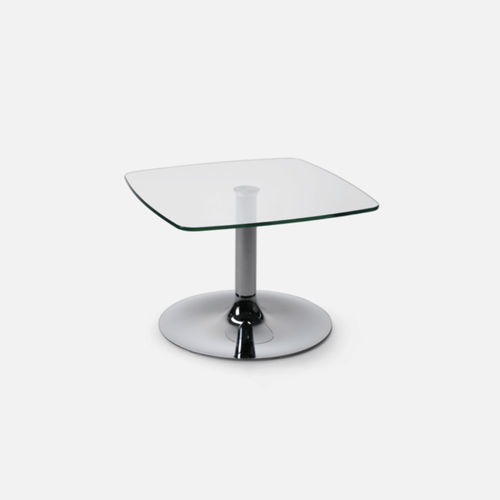 Contemporary table - 845 - Gierre Sedute - metal / metal base / square
