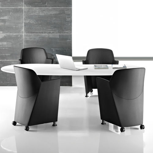 Contemporary visitor chair - EVITA - Gierre Sedute - indoor / ABS / tablet