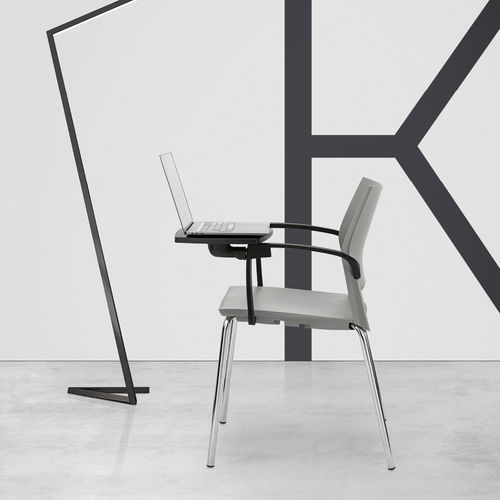 Contemporary visitor chair - JOY - Gierre Sedute - indoor / outdoor / plastic