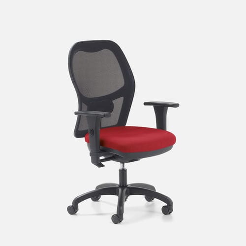 Contemporary office chair - MESH - Gierre Sedute - indoor / leather / fabric