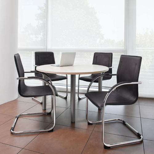 Contemporary visitor chair - DENEB - Gierre Sedute - indoor / steel / beech