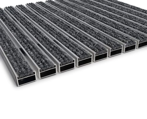 Public building entrance mat - Clean System Strong (profile 2,5 mm) - TechemMatten - building / for shopping centers / for airport