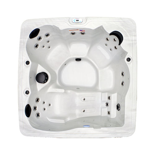 Above-ground hot tub - CS-5 - Catalina Spas - square / 5-person / wooden