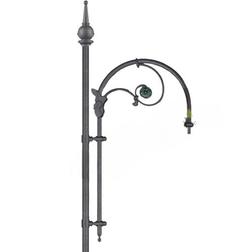 Galvanized iron lamp post arm - COD 365 - EUROCOM SRL