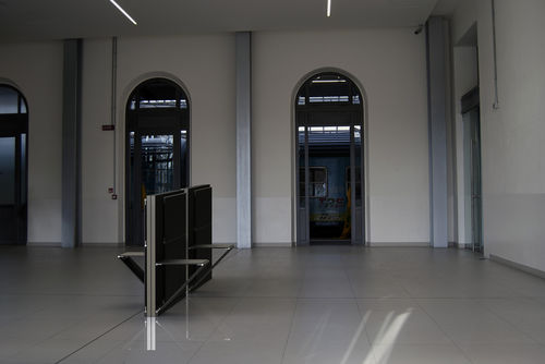 Advertising totem - AMD SALOMON DESIGN - double-sided / indoor / outdoor