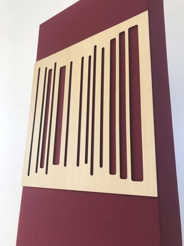 Wood veneer acoustic diffuser - MAGNETFUSOR® MLS - Oudimmo Acoustic Design