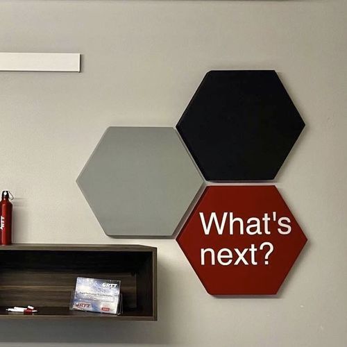 Wall sound-absorbing panel - EXIST ART - Oudimmo Acoustic Design - for partition wall / for ceiling / desk mounted