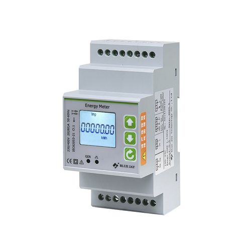 DIN rail energy meter - DEM‑3M1C - Chongqing Blue Jay Technology Co.,Ltd - single-phase / with LCD display / Modbus