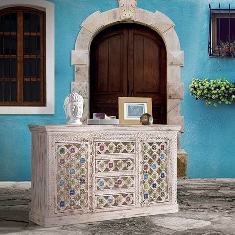 Traditional sideboard - 6577 - Giner y Colomer - bronze / solid wood / with drawers