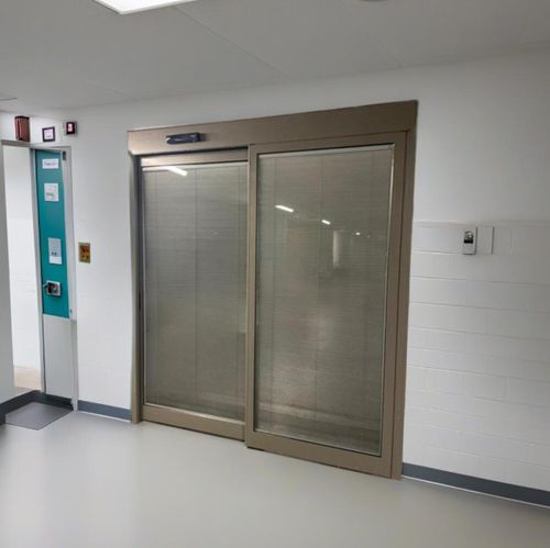 Entry door - ICAT® ICU - RSA Door Systems - glass / sliding / folding