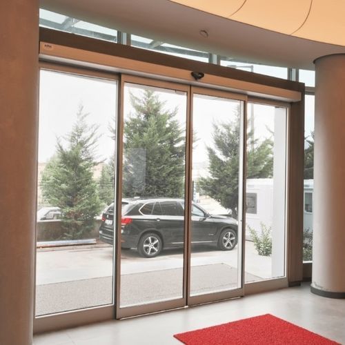 Entry door - ICAT® - RSA Door Systems - anodized aluminum / plastic / polyamide
