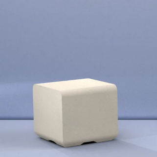 Minimalist design public bench - BEAM 500 - Sirolis - concrete / without backrest / without armrests