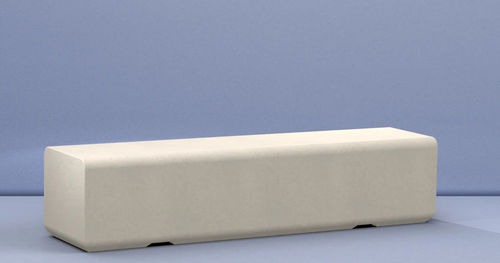 Classic public bench - BEAM 2000 - Sirolis - concrete / without backrest / without armrests