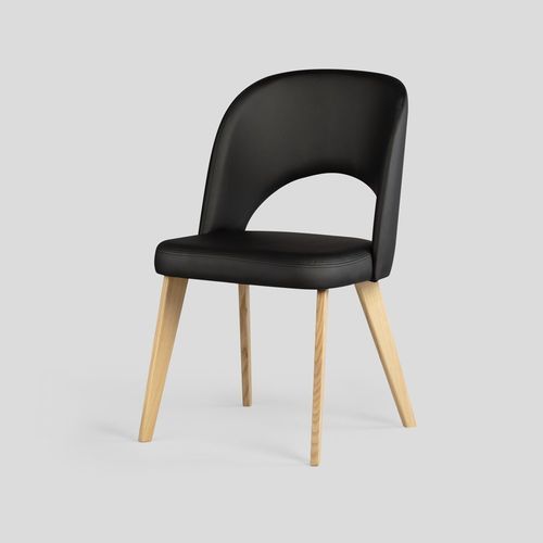 Contemporary chair - BONE - Meubles des Carpates - indoor / fabric / ash