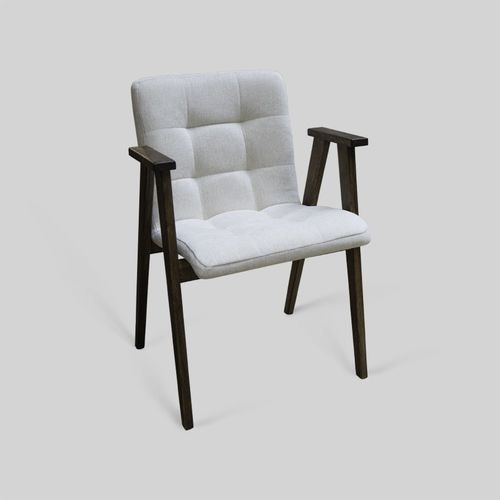 Original design armchair - THOR - Meubles des Carpates - fabric / oak / adjustable