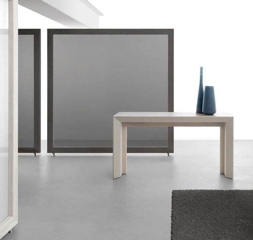 Contemporary sideboard table - MINUETTO - BAULINE - wooden / rectangular / extending