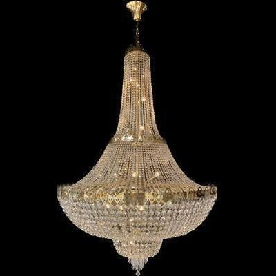 Contemporary chandelier - 0100/120D - CRISTALUX LIGHTING DESIGN - crystal / commercial / round