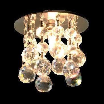 Traditional ceiling light - 701 - CRISTALUX LIGHTING DESIGN - circular / stainless steel / crystal
