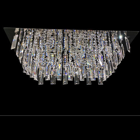 Contemporary chandelier - CRISTALUX LIGHTING DESIGN - metal / crystal / commercial