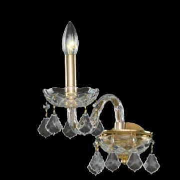 Traditional chandelier - CRISTALUX LIGHTING DESIGN - crystal / 1 light / candelabra