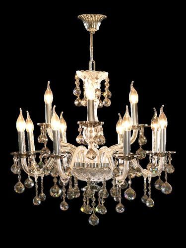 Contemporary chandelier - 165 - CRISTALUX LIGHTING DESIGN - crystal / 6 light / 8 light