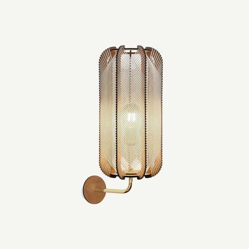 Scandinavian design wall light - PILLSI - LAFABLIGHT - indoor / cotton / oak