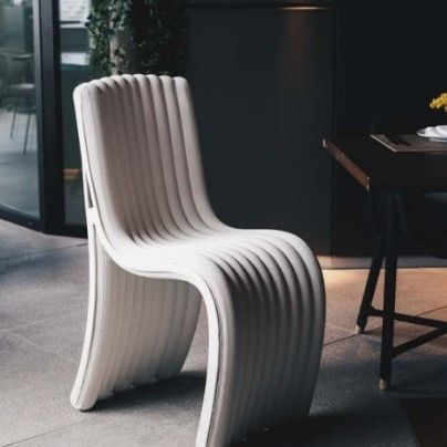 Contemporary chair - COCH - BlueCycle - indoor / plastic / plastic base
