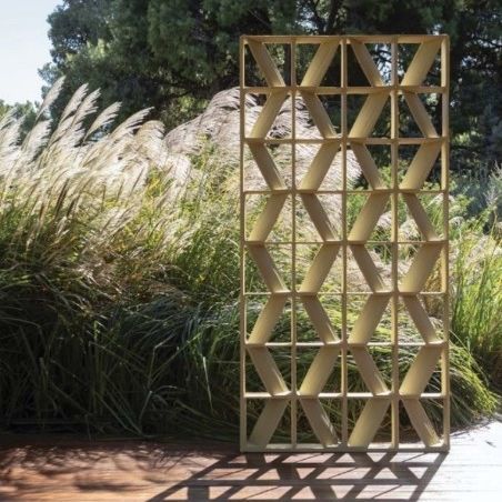 Plastic screen wall - POSIDONÍA 02 - BlueCycle - outdoor / custom / modular