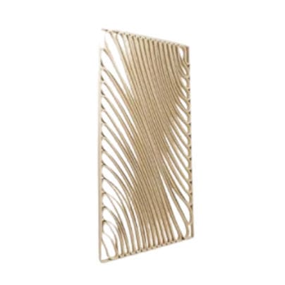 Plastic screen wall - POSIDONÍA 04 - BlueCycle - outdoor / custom / modular