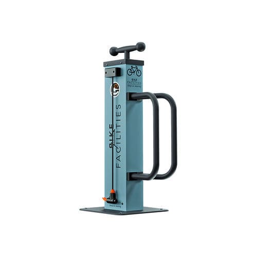 Aluminum bike repair station - P-ST&GO - Manlu - stainless steel / plastic / inflation pump