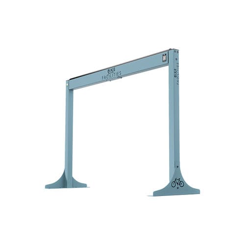 Floor-mounted bike rack - RAS-1.5 - Manlu - secure / for public space / steel