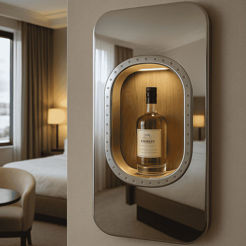 Aircraft parts bottle rack - ONE - Skypak - aluminum / wall-mounted / commercial